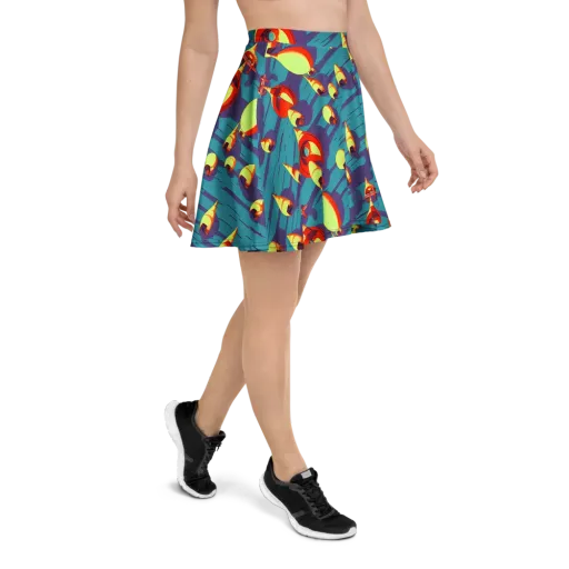 Sailor's Mirage on a Skater Skirt