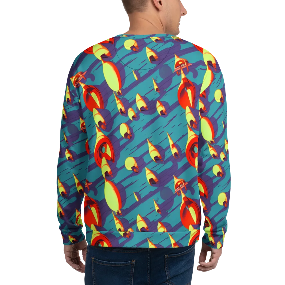Sailor's Mirage on Sweatshirt — Back