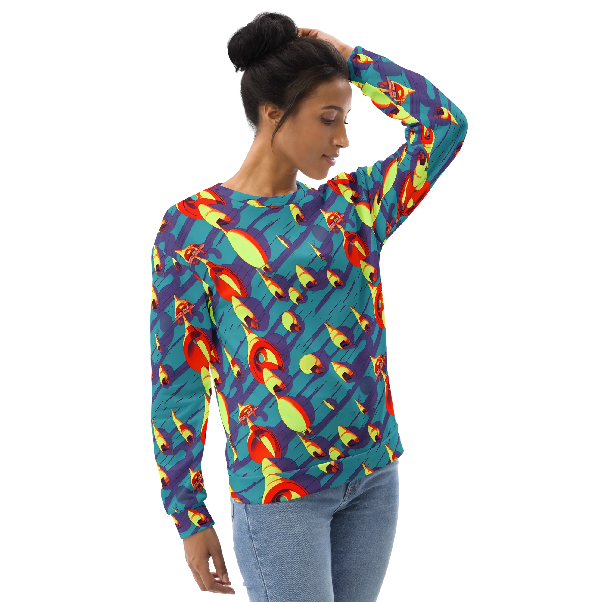 Sailor's Mirage on Sweatshirt — Right Front