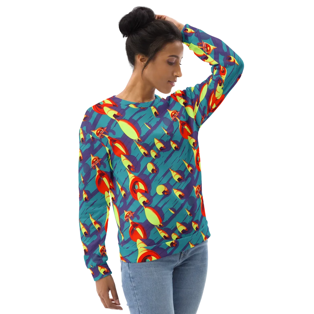 Sailor's Mirage on Sweatshirt — Right Front