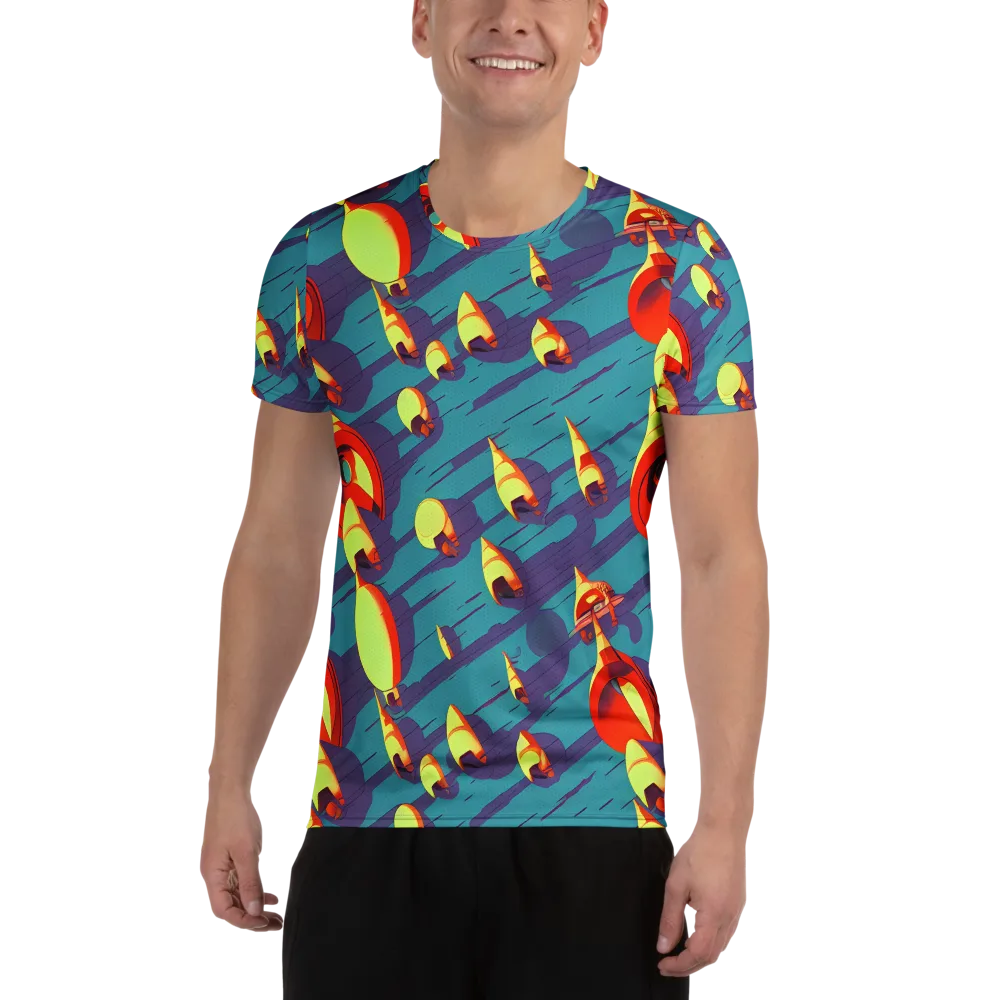 Sailor's Mirage on Men's Athletic T-Shirt — Front