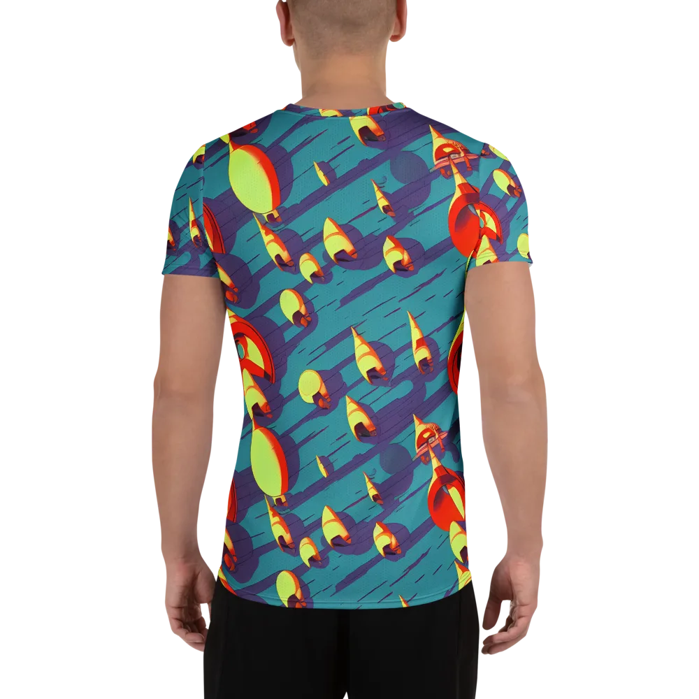 Sailor's Mirage on Men's Athletic T-Shirt — Back