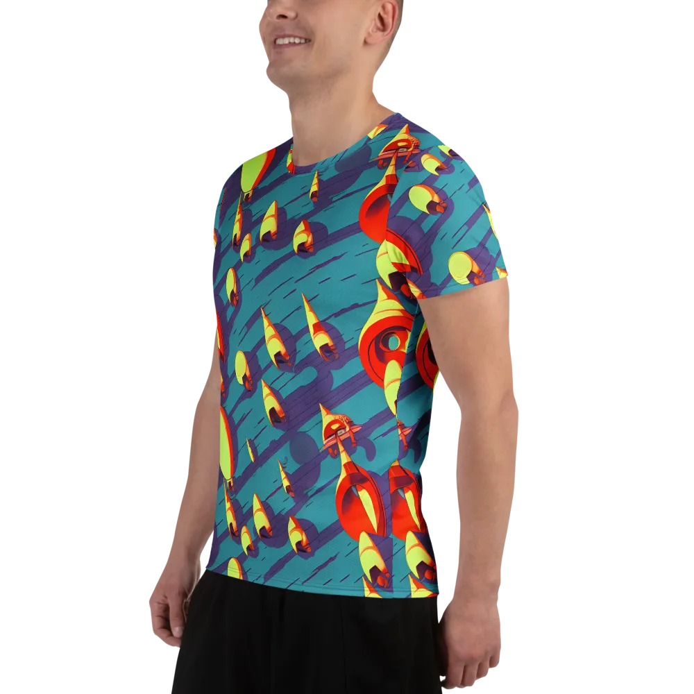 Sailor's Mirage on Men's Athletic T-Shirt — Left