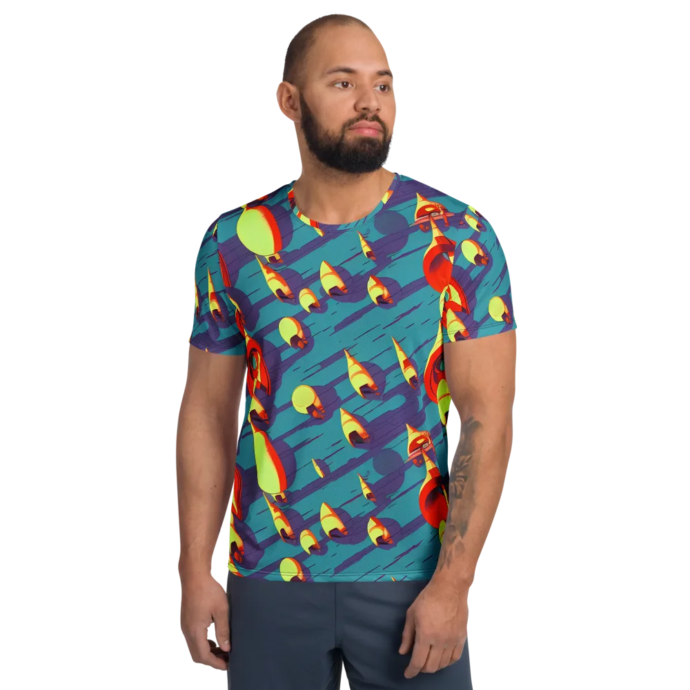 Sailor's Mirage on Men's Athletic T-Shirt — Front