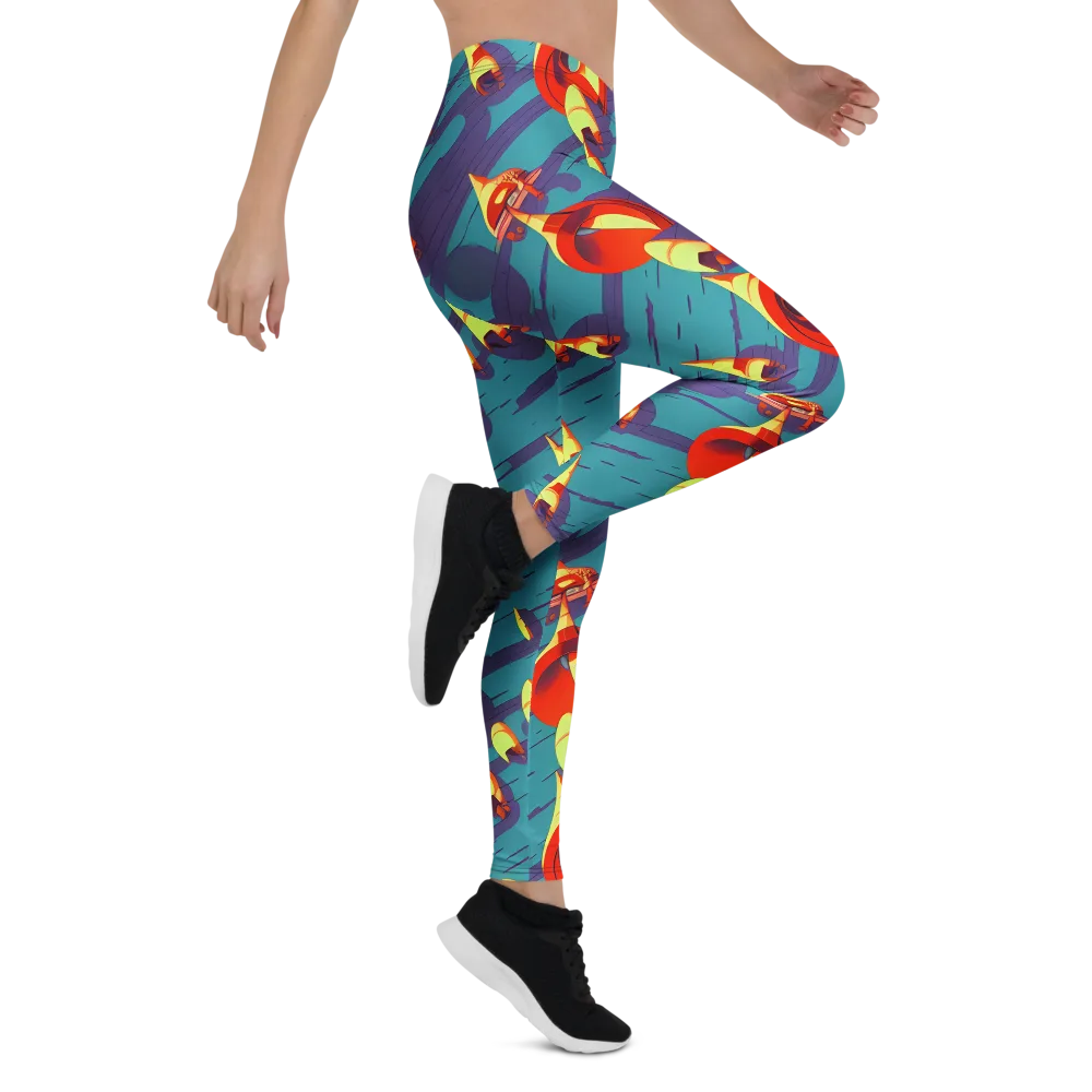 Sailor's Mirage on Leggings — Right