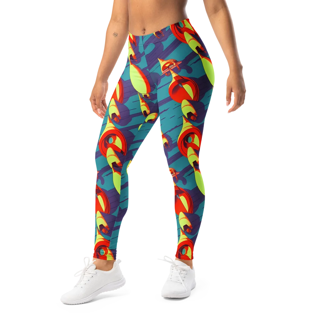Sailor's Mirage on Leggings — Left Front