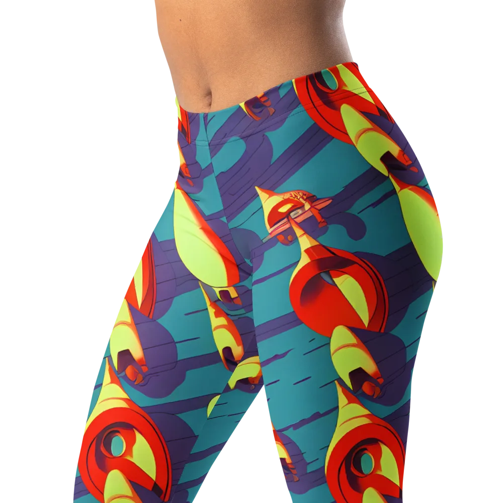 Sailor's Mirage on Leggings — Left Front