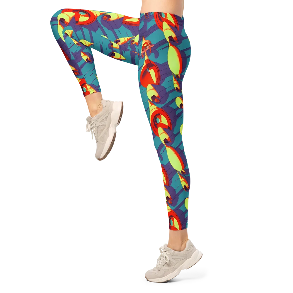 Sailor's Mirage on Leggings — Left