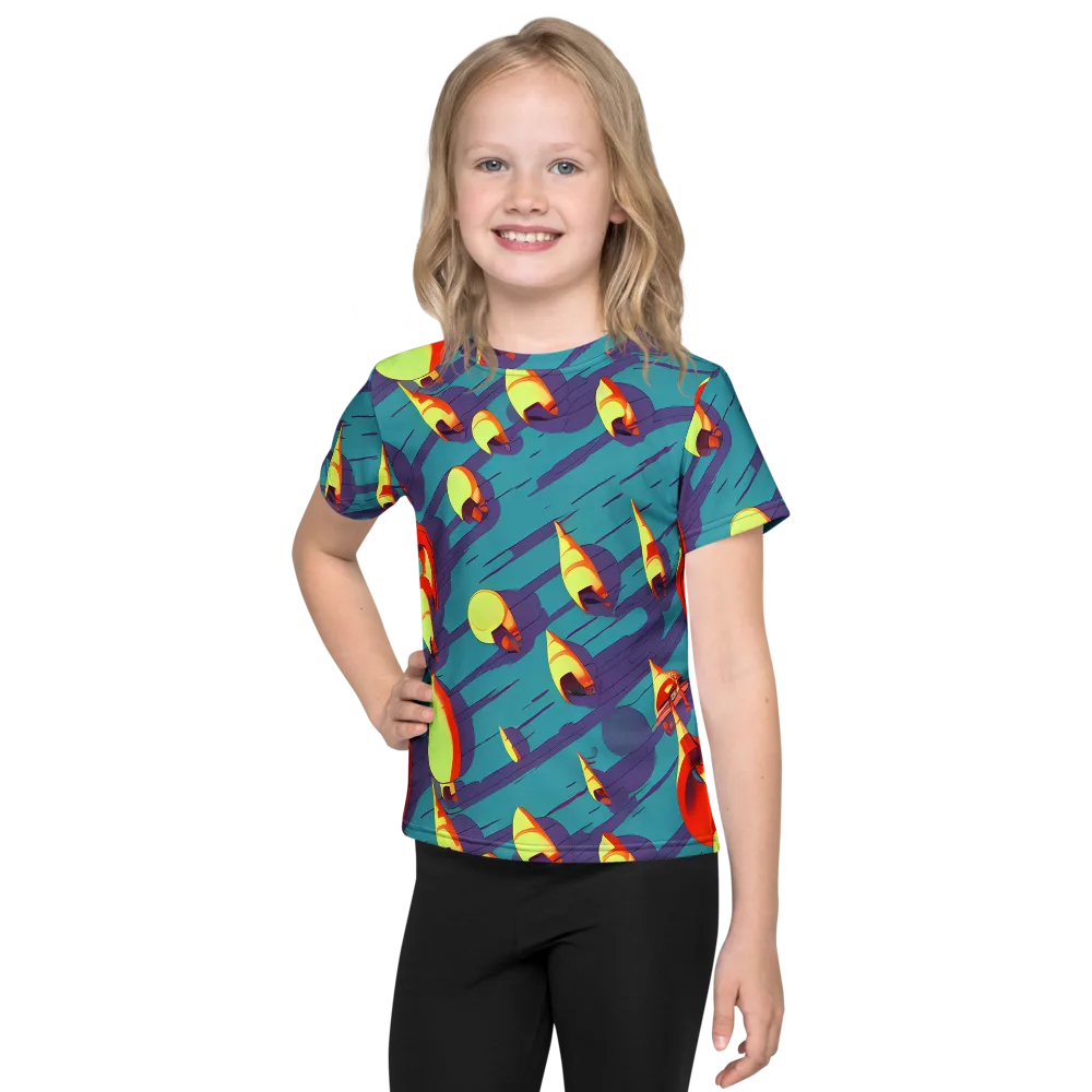 Sailor's Mirage on Kids Crew Neck T-Shirt — Front