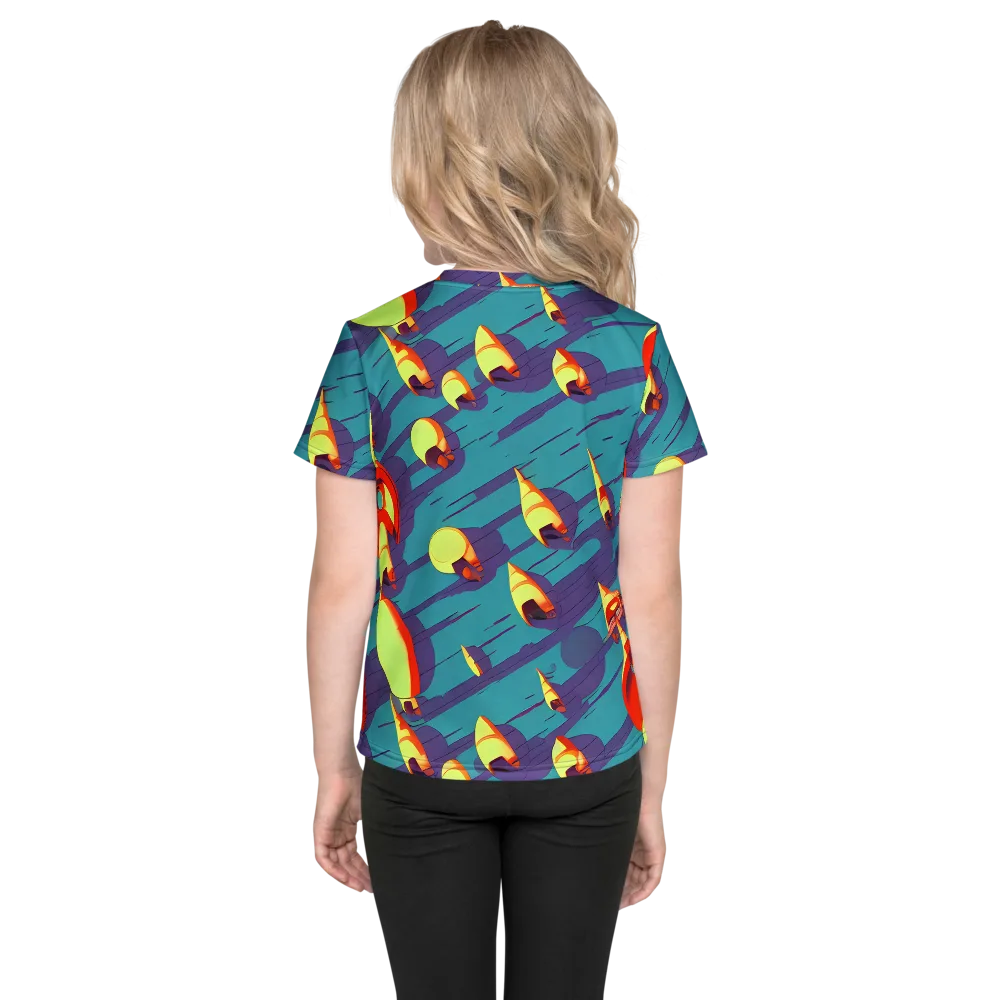 Sailor's Mirage on Kids Crew Neck T-Shirt — Back