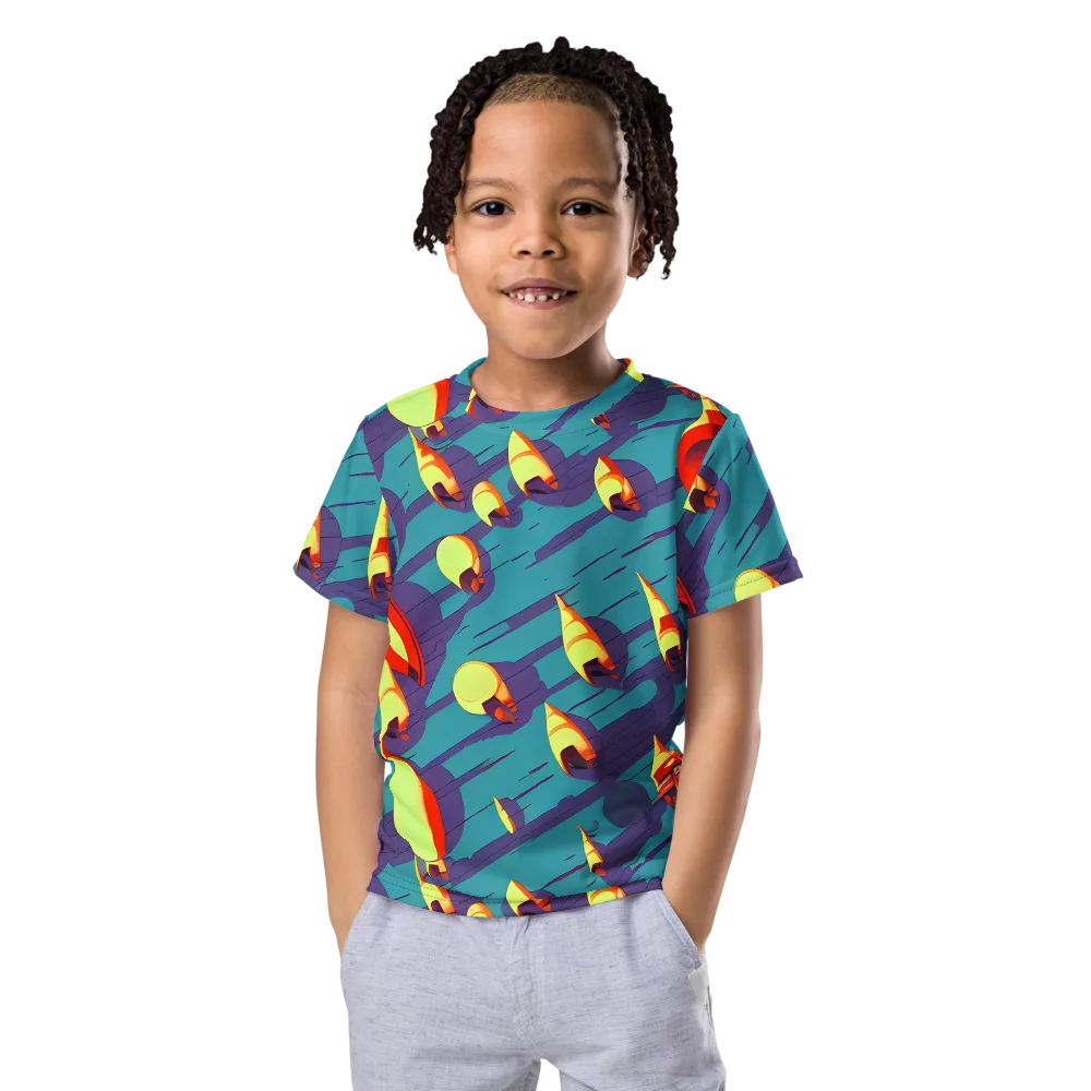 Sailor's Mirage on Kids Crew Neck T-Shirt — Front