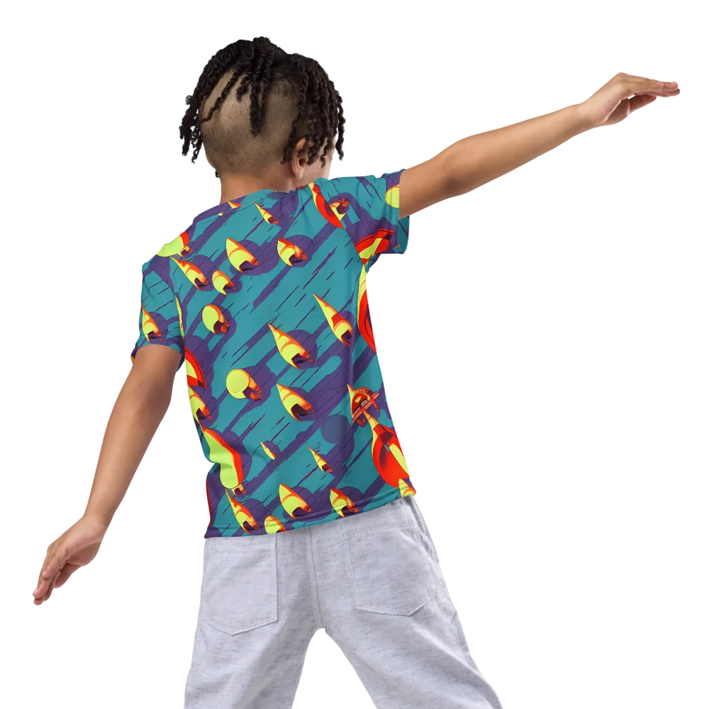 Sailor's Mirage on Kids Crew Neck T-Shirt — Back