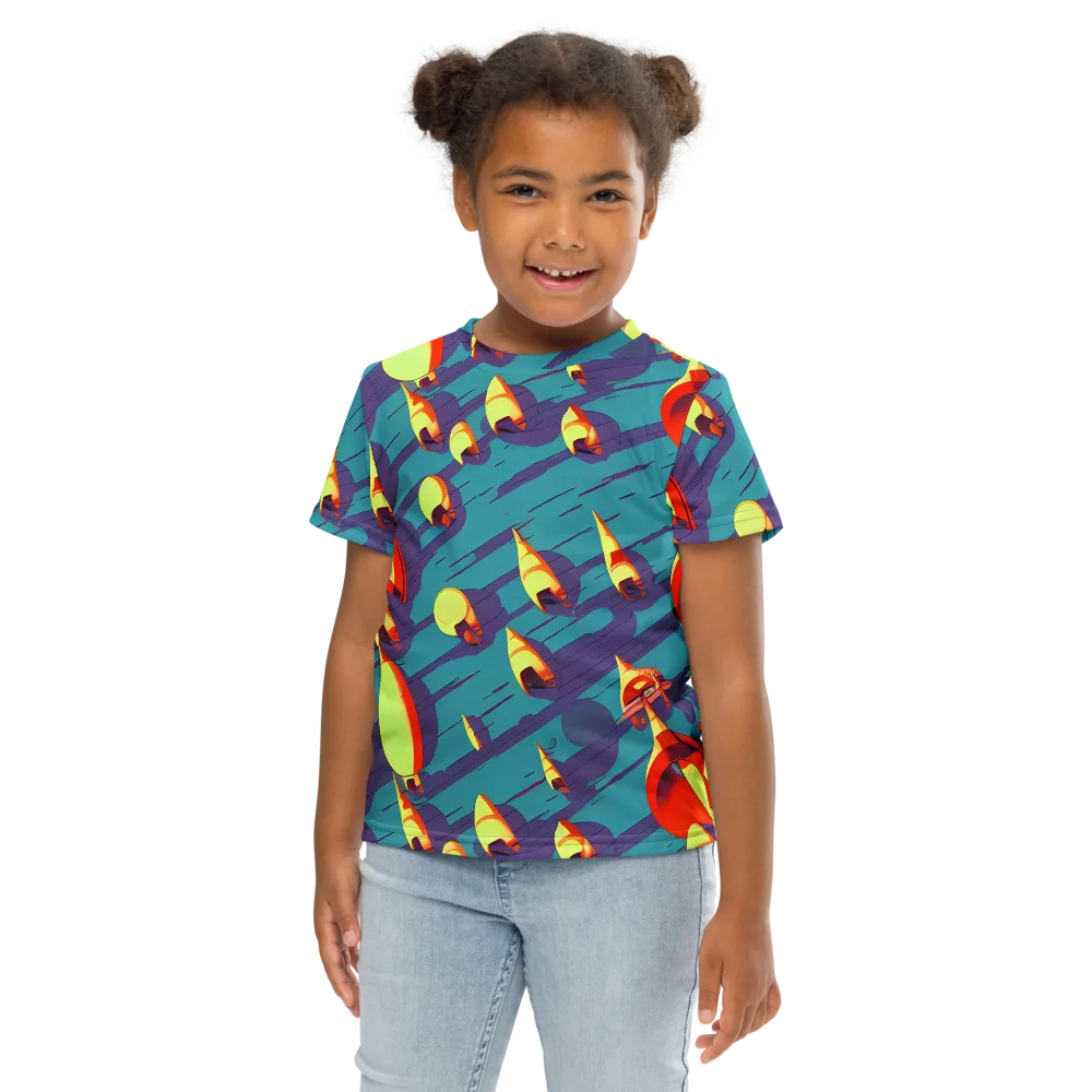 Sailor's Mirage on Kids Crew Neck T-Shirt — Front
