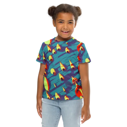 Sailor's Mirage on a Kids Crew Neck T-Shirt