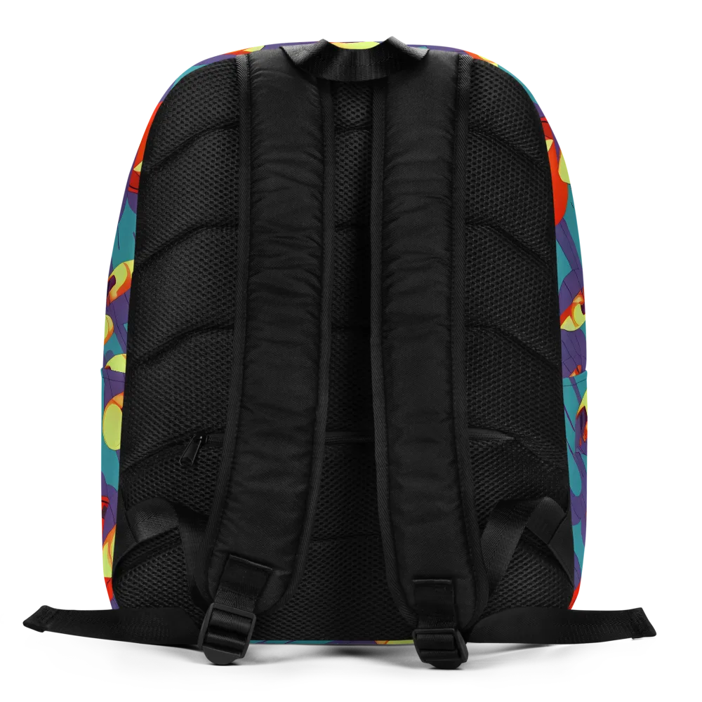 Sailor's Mirage on Minimalist Backpack — Back