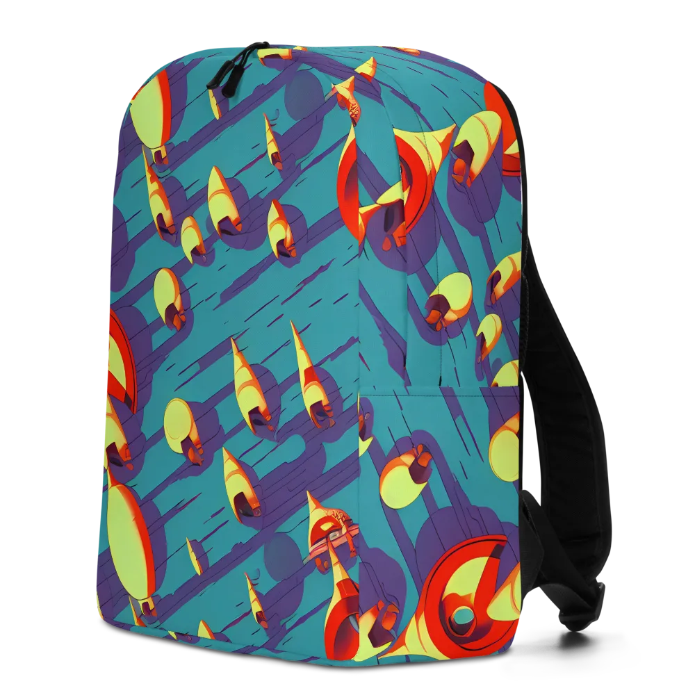 Sailor's Mirage on Minimalist Backpack — Left