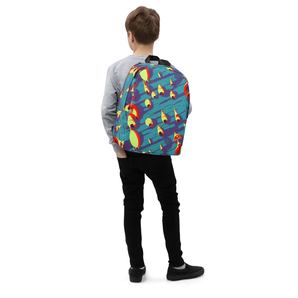 Sailor's Mirage on Minimalist Backpack — Right Front