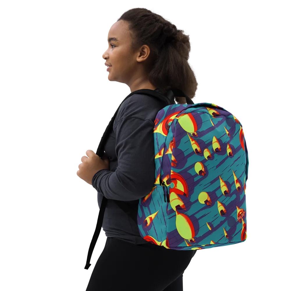 Sailor's Mirage on Minimalist Backpack — Right Front