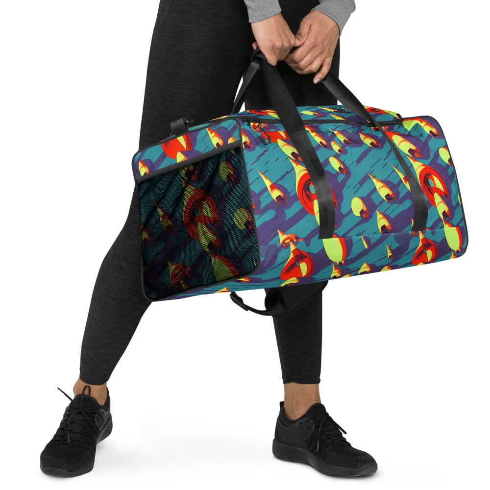 Sailor's Mirage on Duffle Bag — Right Front