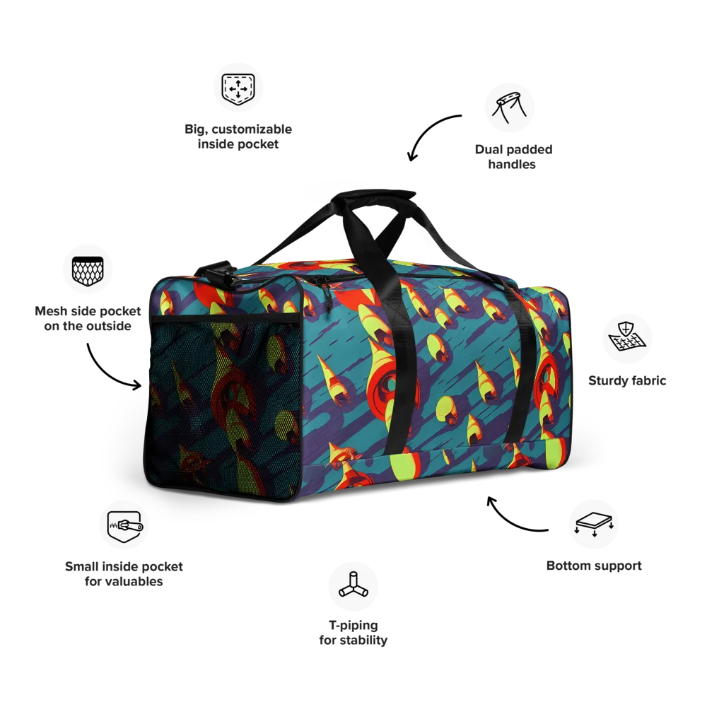 Sailor's Mirage on Duffle Bag — Right Front