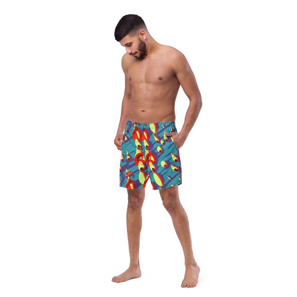 Sailor's Mirage on Swim Trunks — Left Front