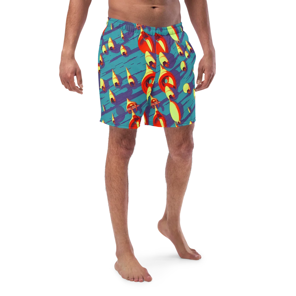 Sailor's Mirage on Swim Trunks — Front