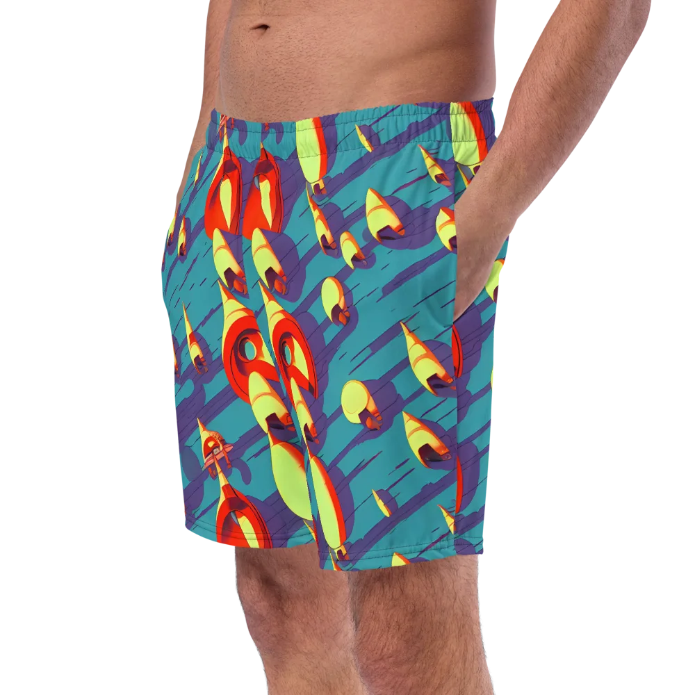 Sailor's Mirage on Swim Trunks — Left Front