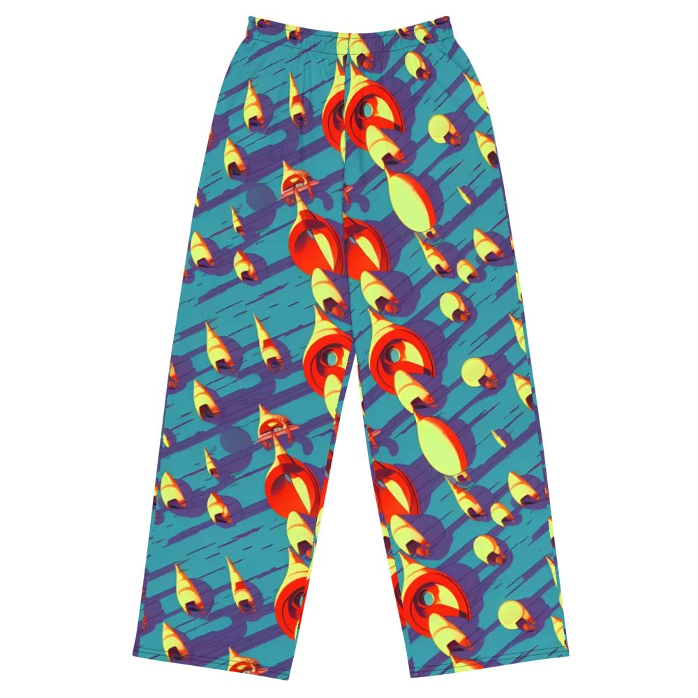 Sailor's Mirage on Wide-Leg Pants — Front