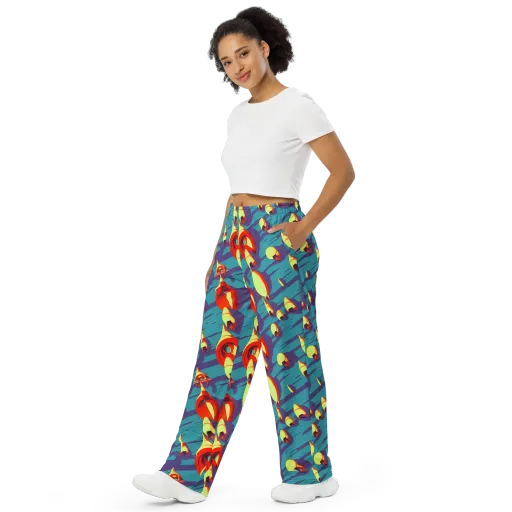 Sailor's Mirage on a Wide-Leg Pants