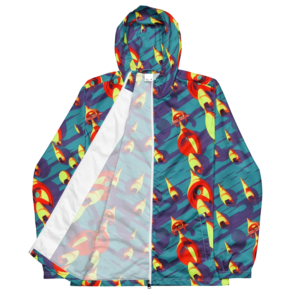 Sailor's Mirage on Men's Windbreaker — Front