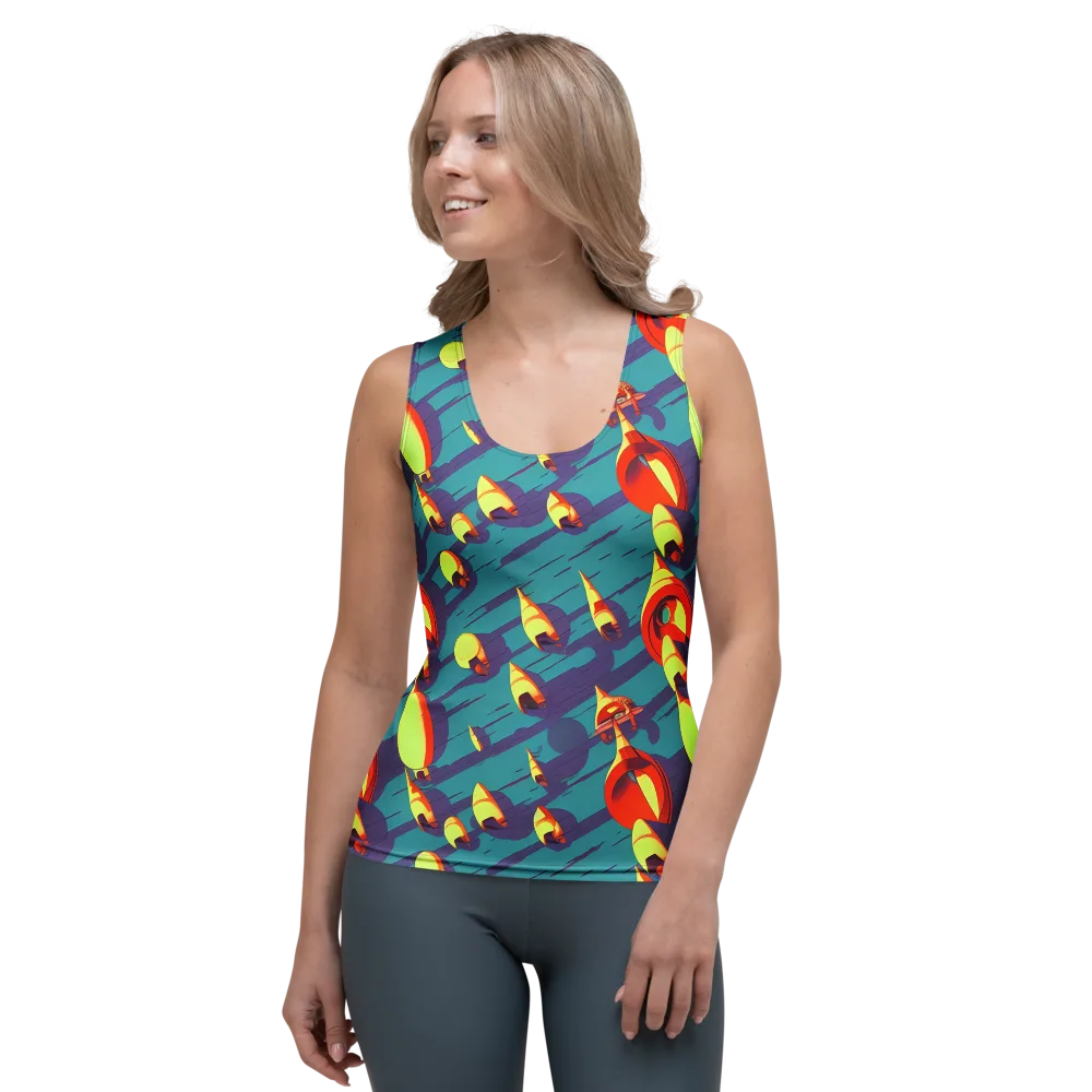 Sailor's Mirage on Women's Tank Top — Front