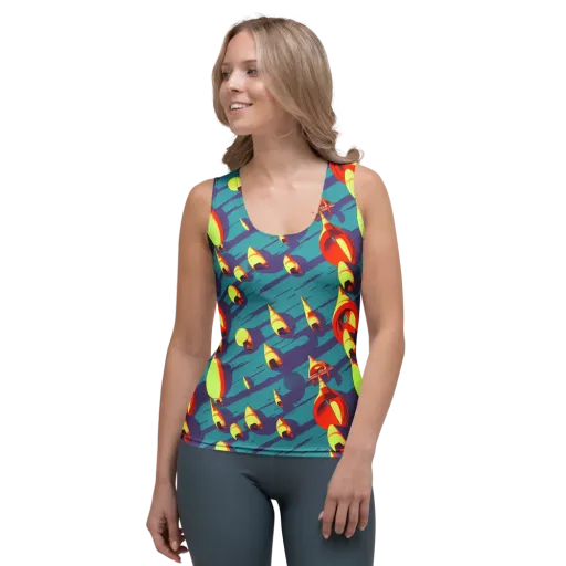 Sailor's Mirage on a Women's Tank Top