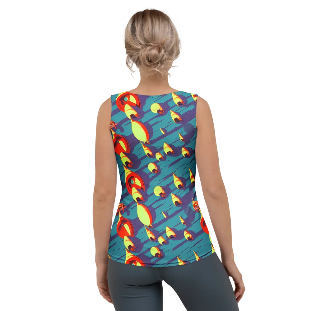 Sailor's Mirage on Women's Tank Top — Back