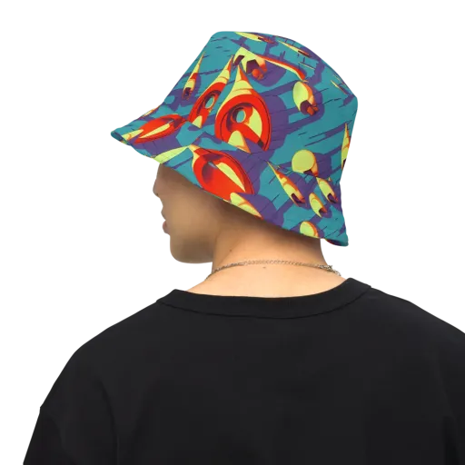 Sailor's Mirage on a Reversible Bucket Hat