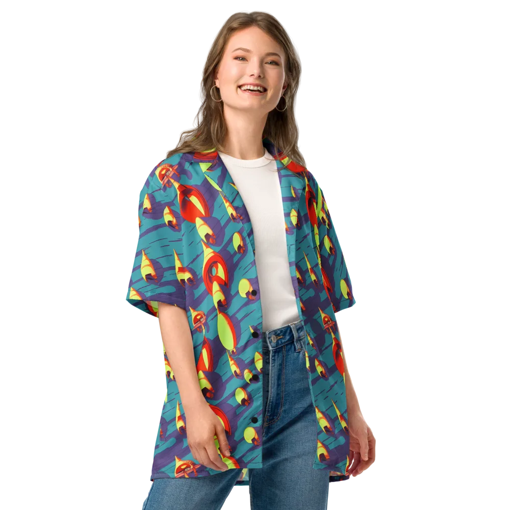 Sailor's Mirage on Button Shirt — Front