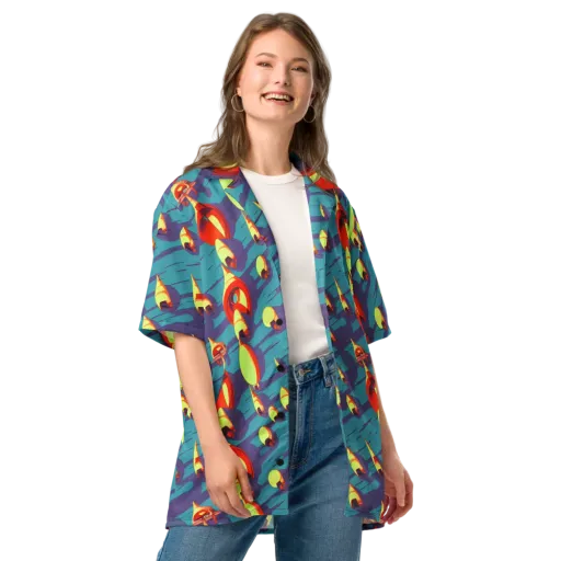 Sailor's Mirage on a Button Shirt