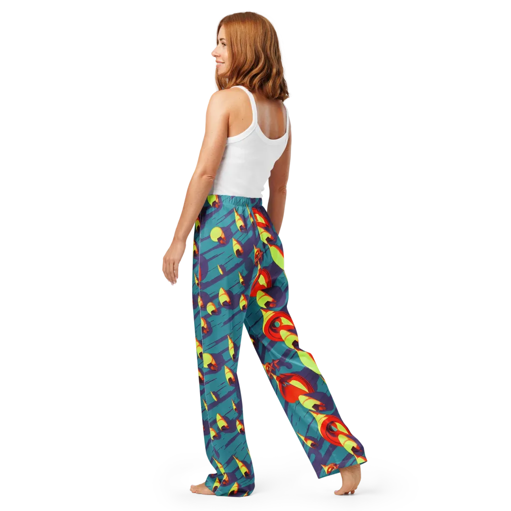 Sailor's Mirage on Women's Pajama Pants — Back