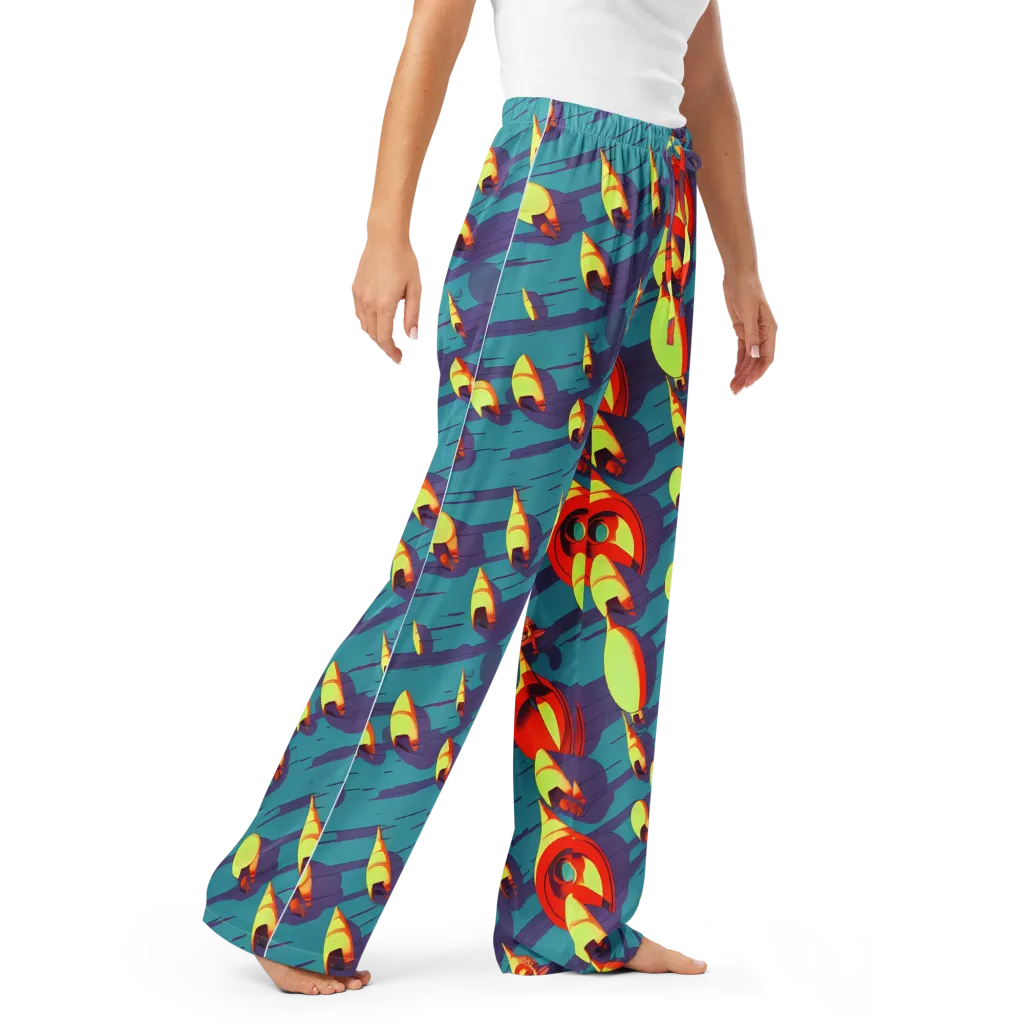 Sailor's Mirage on Women's Pajama Pants — Right Front