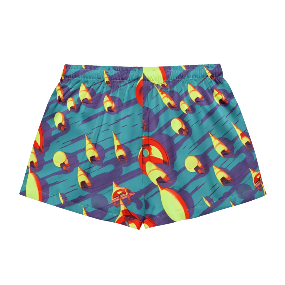 Sailor's Mirage on Women's Pajama Shorts — Back