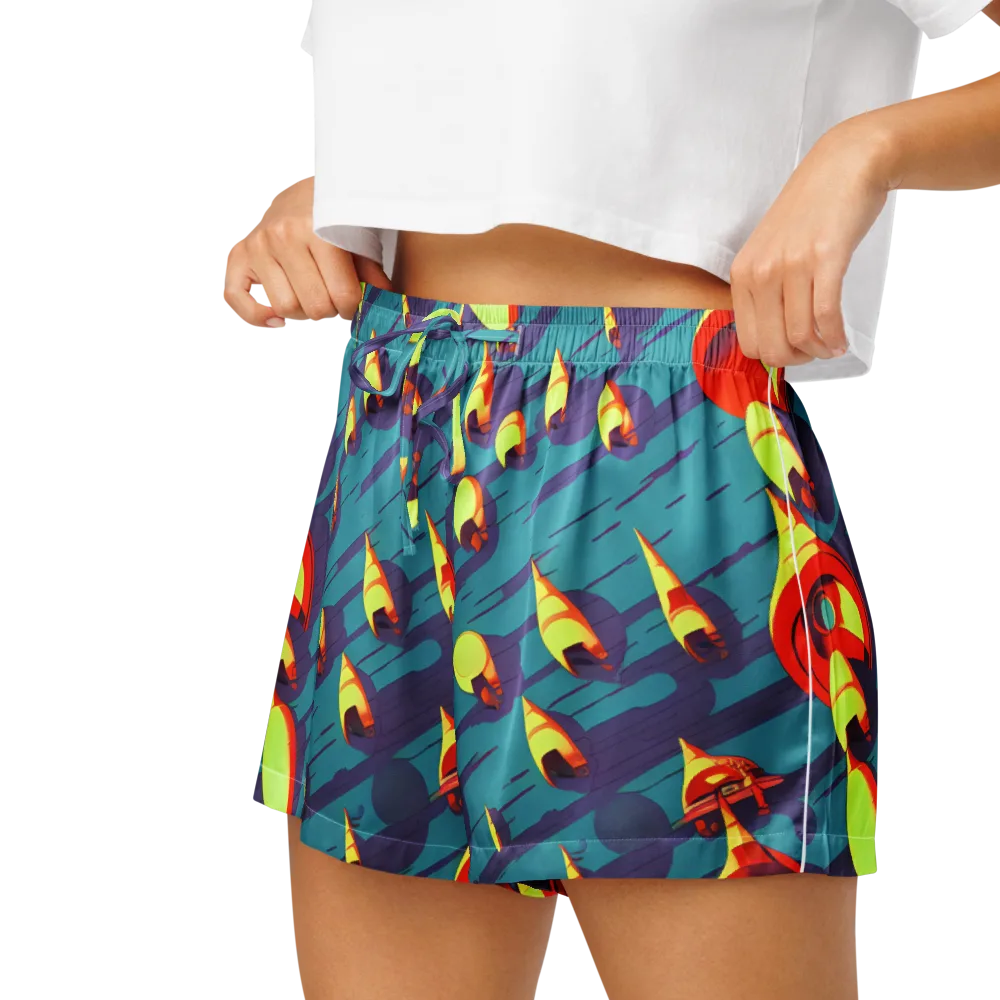 Sailor's Mirage on Women's Pajama Shorts — Left