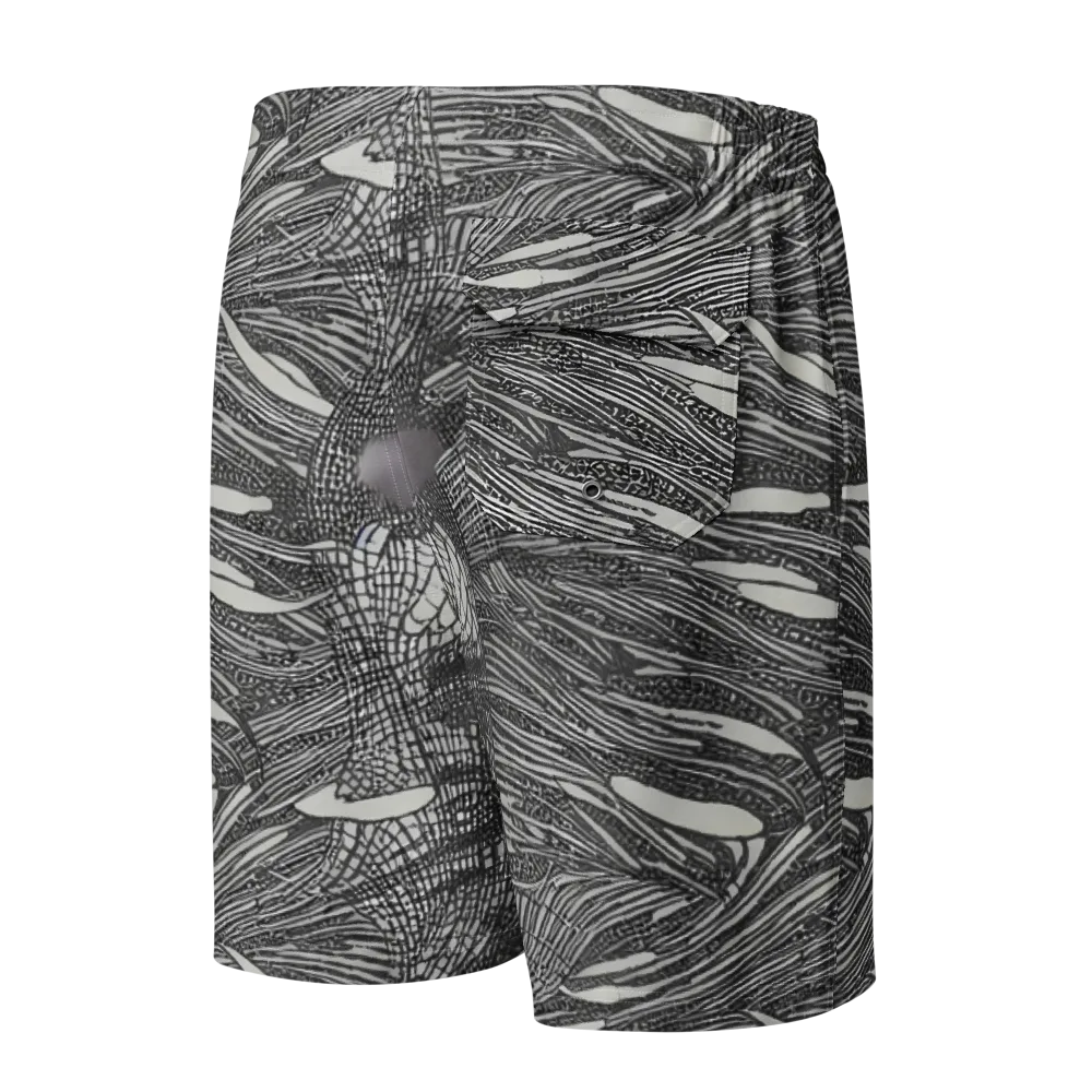 Sable Currents on Men's Board Shorts — Back