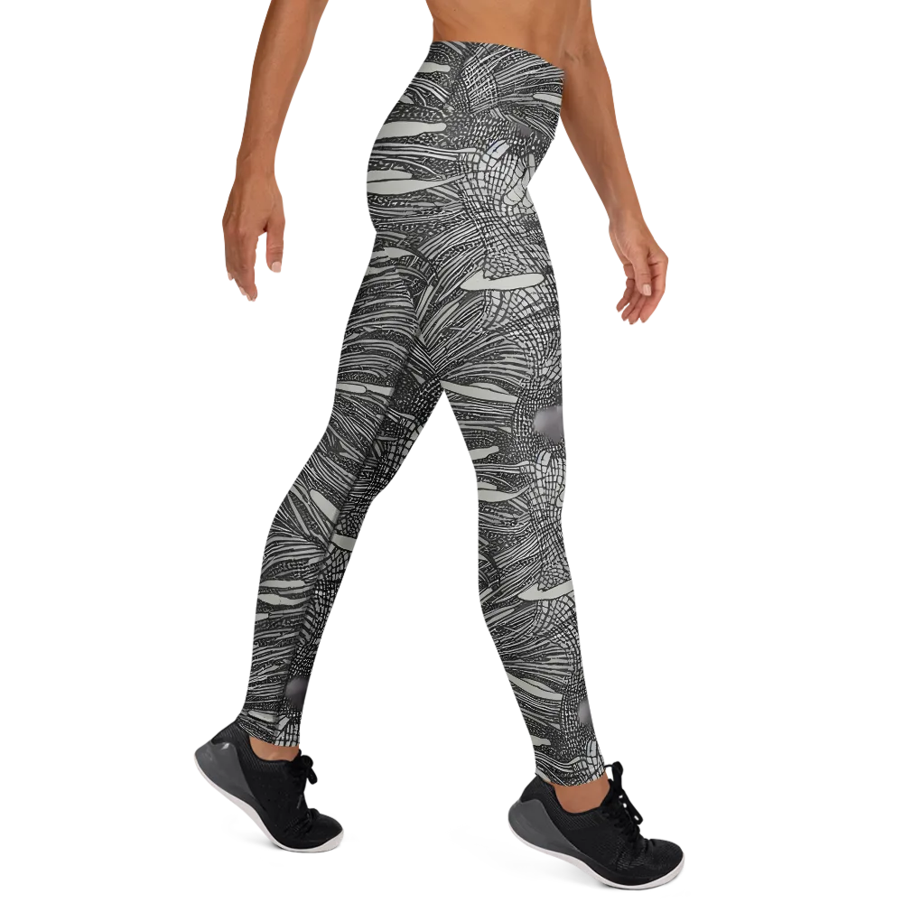 Sable Currents on Yoga Leggings — Right