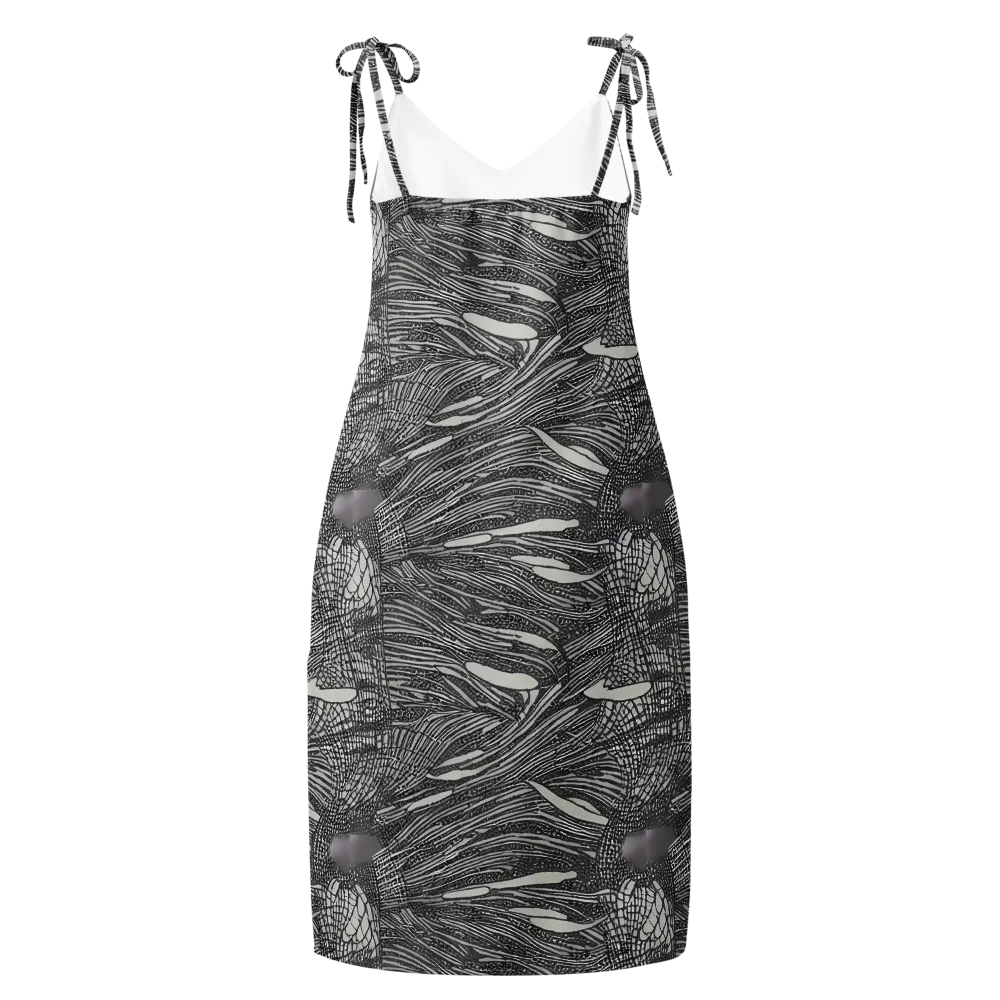 Sable Currents on Slip Dress — Back