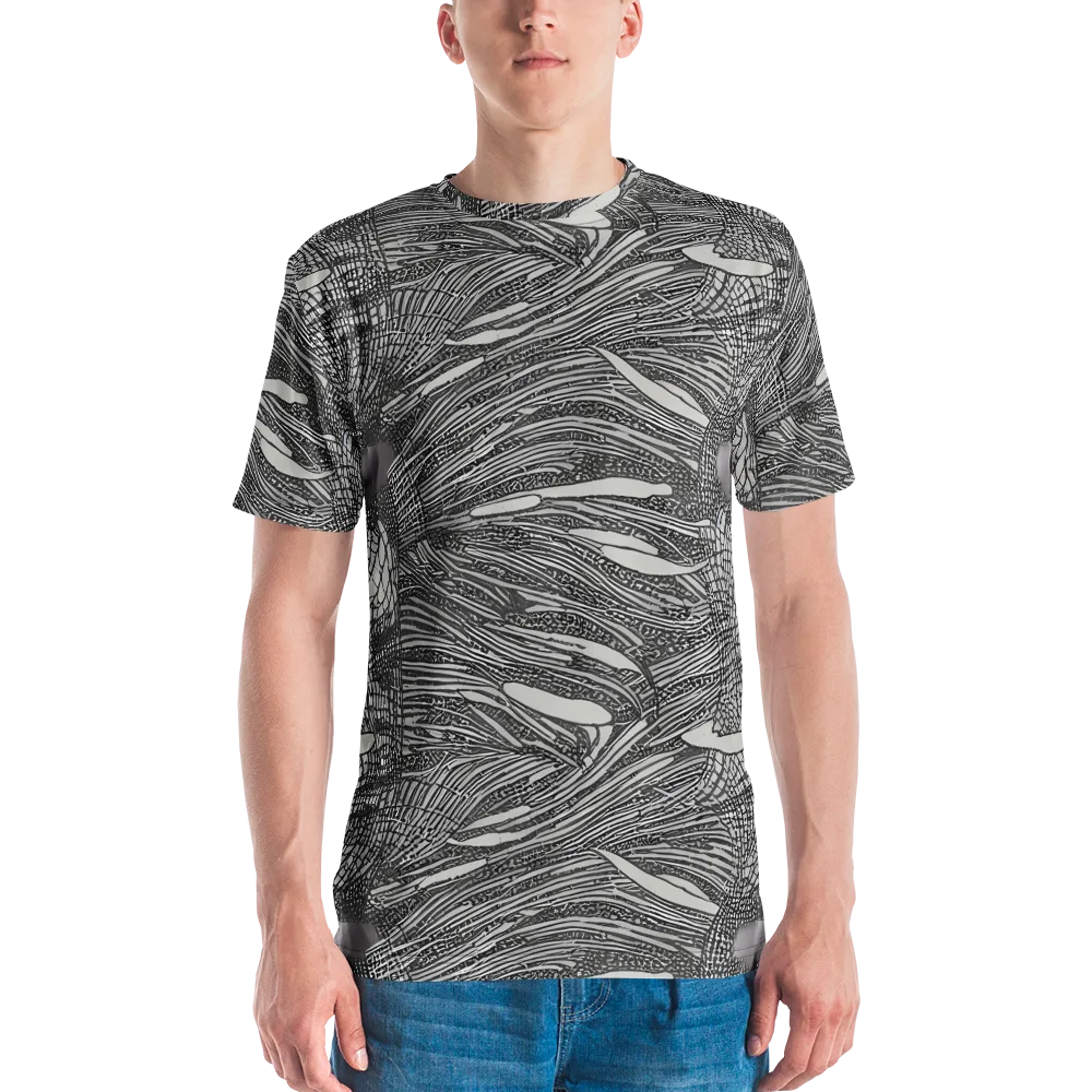 Sable Currents on Men's Crew Neck T-Shirt — Front