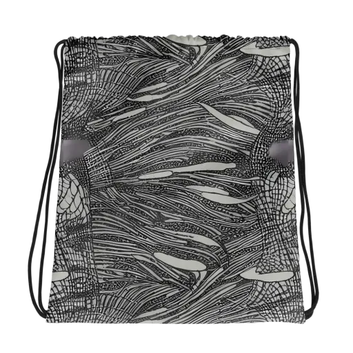 Sable Currents on a Drawstring Bag