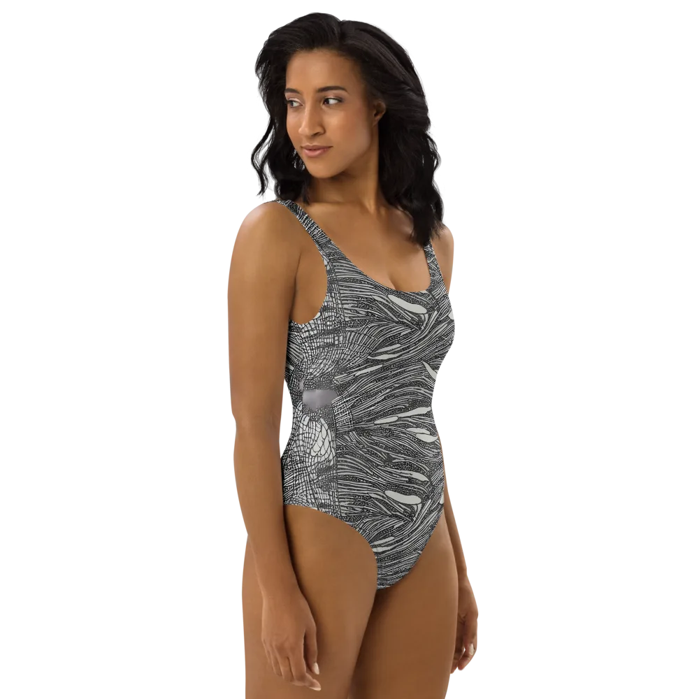 Sable Currents on One-Piece Swimsuit — Right