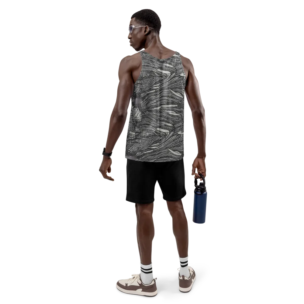 Sable Currents on Men's Tank Top — Back