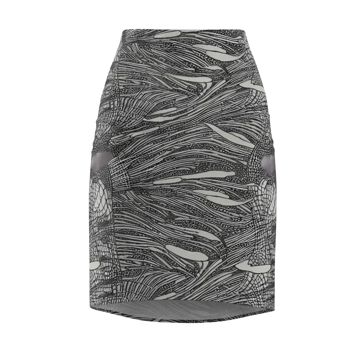 Sable Currents on Pencil Skirt — Front