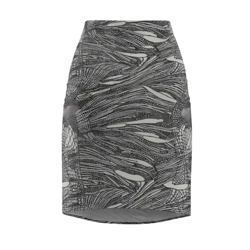 Sable Currents on a Pencil Skirt