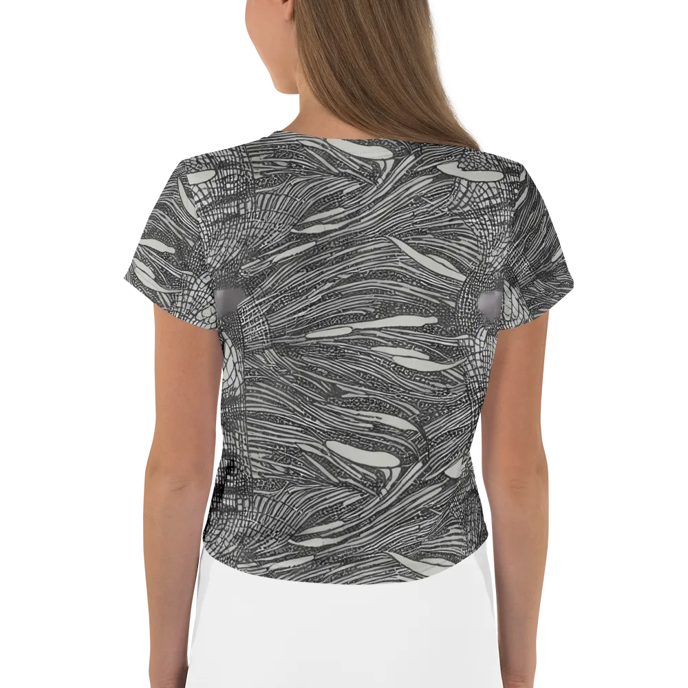 Sable Currents on Crop Tee — Back